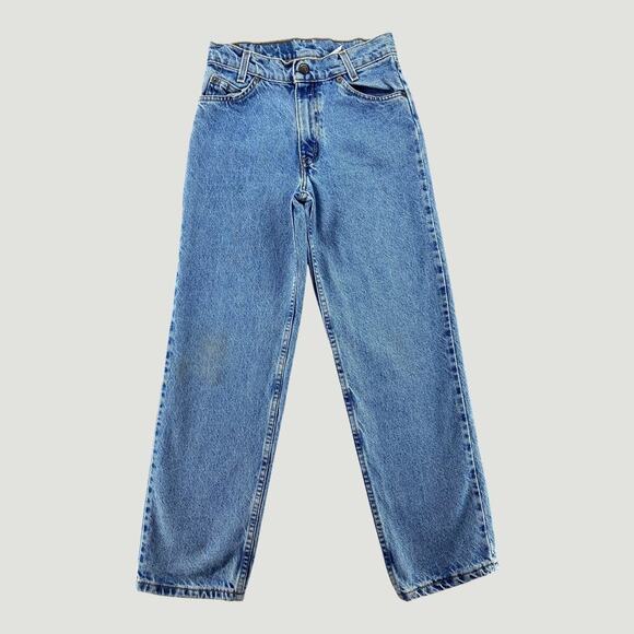 Levi's Other - Levis 550 Youth 12 Relaxed Fit Jeans 25x26 Medium Wash Denim